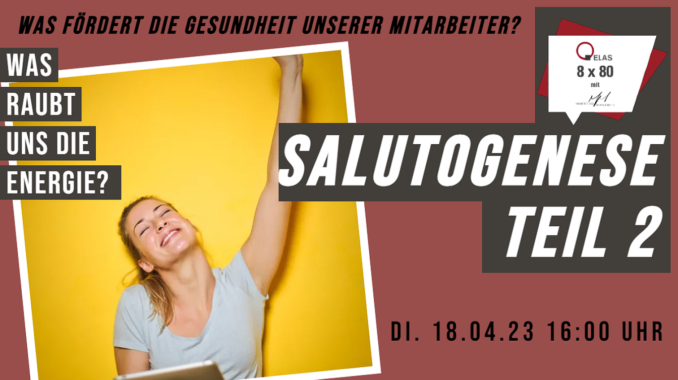 Salutogenese - Was raubt uns die Energie und macht uns Krank 